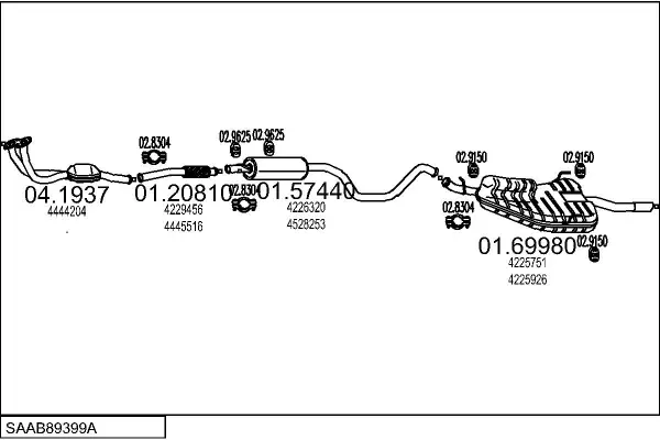Изпускателна система MTS                 