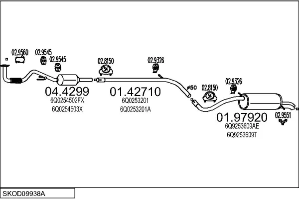 Изпускателна система MTS                 
