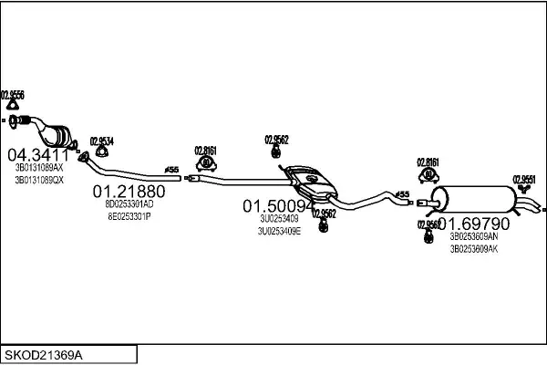 Изпускателна система MTS                 