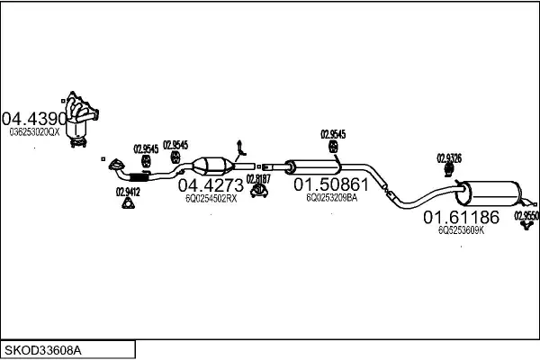 Изпускателна система MTS                 