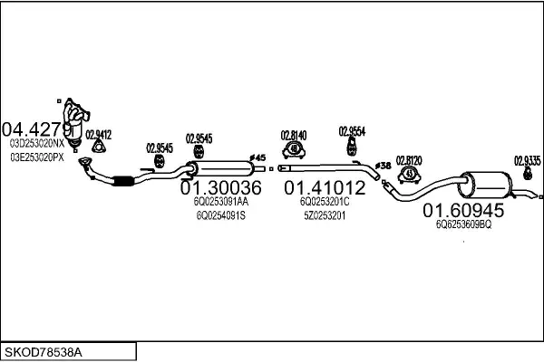 Изпускателна система MTS                 