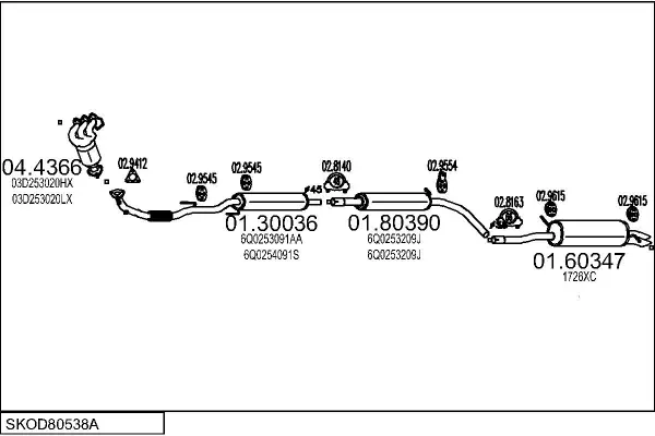 Изпускателна система MTS                 