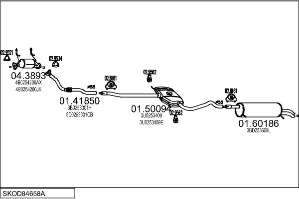 Изпускателна система MTS                 