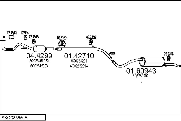 Изпускателна система MTS                 