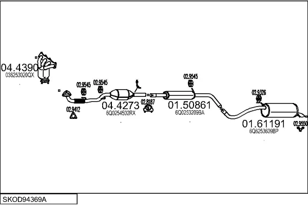 Изпускателна система MTS                 