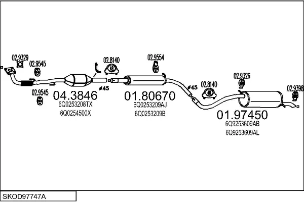 Изпускателна система MTS                 