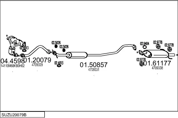 Изпускателна система MTS                 