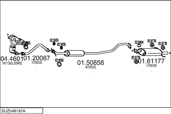 Изпускателна система MTS                 