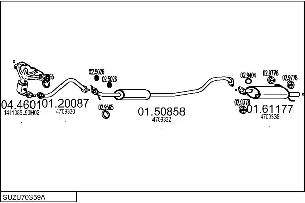 Изпускателна система MTS                 