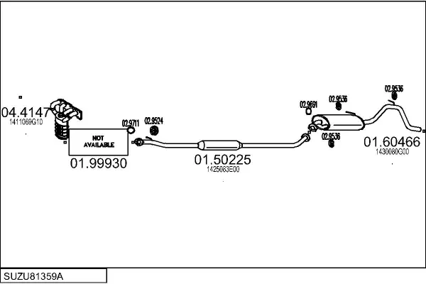Изпускателна система MTS                 