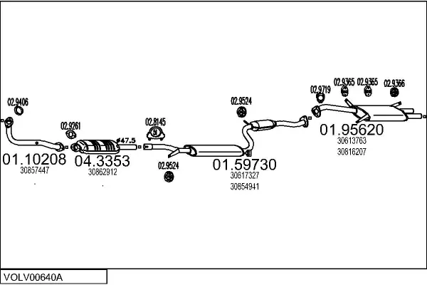 Изпускателна система MTS                 