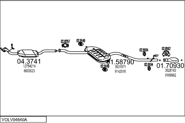 Изпускателна система MTS                 