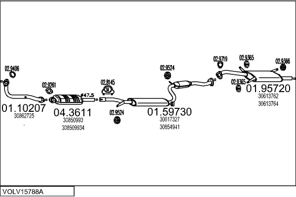 Изпускателна система MTS                 