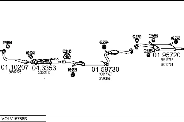 Изпускателна система MTS                 