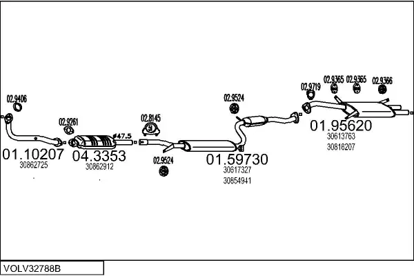 Изпускателна система MTS                 