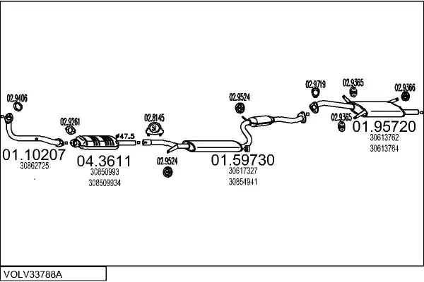 Изпускателна система MTS                 
