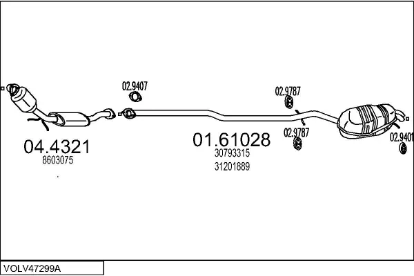 Изпускателна система MTS                 