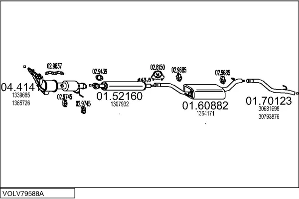 Изпускателна система MTS                 