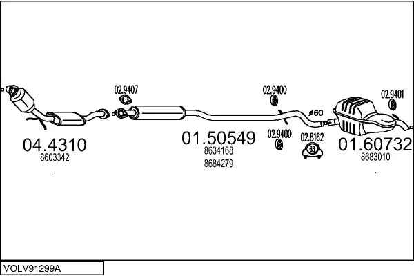 Изпускателна система MTS                 