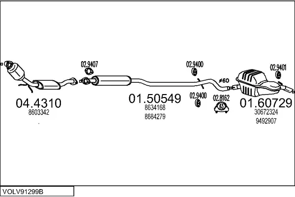 Изпускателна система MTS                 