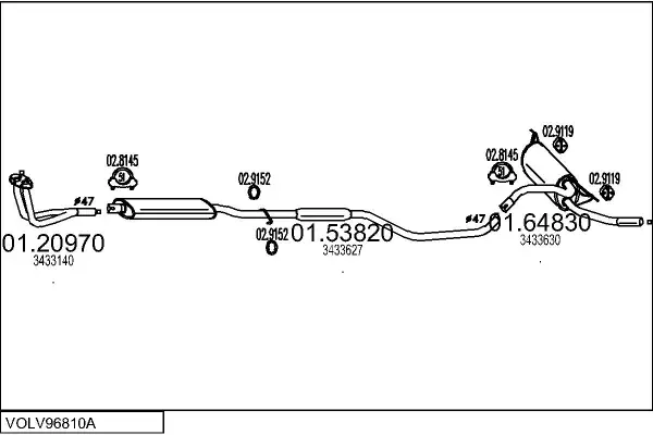 Изпускателна система MTS                 