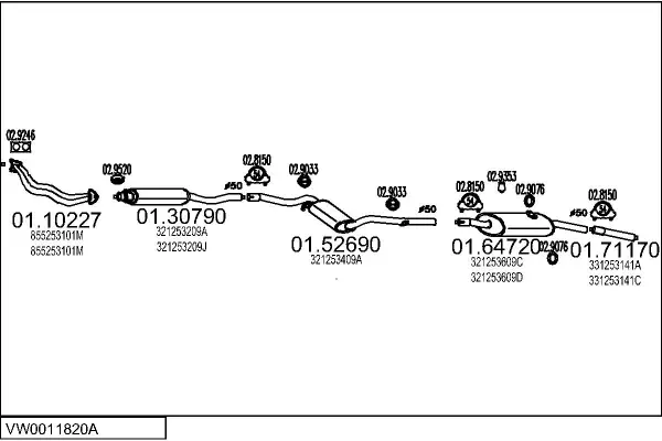 Изпускателна система MTS                 