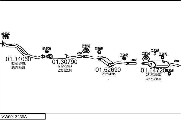 Изпускателна система MTS                 