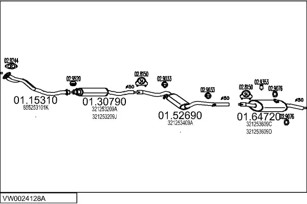 Изпускателна система MTS                 