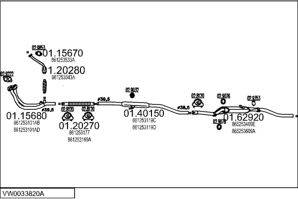 Изпускателна система MTS                 