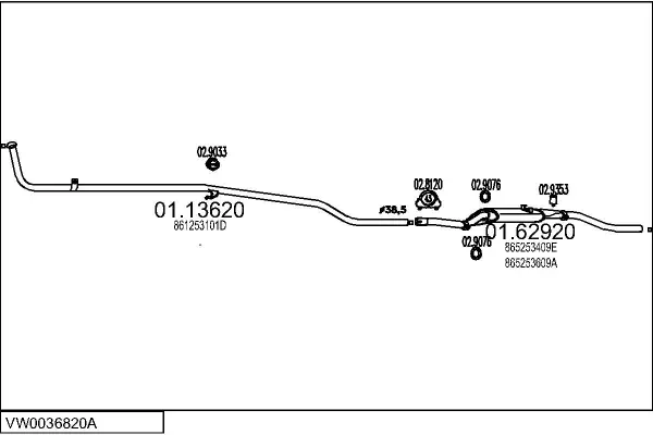 Изпускателна система MTS                 