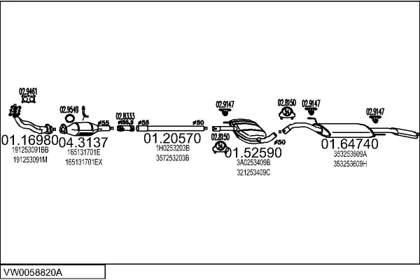 Изпускателна система MTS                 
