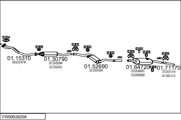 Изпускателна система MTS                 