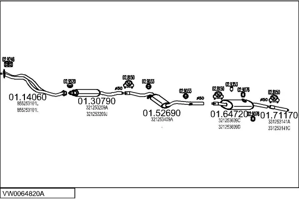 Изпускателна система MTS                 