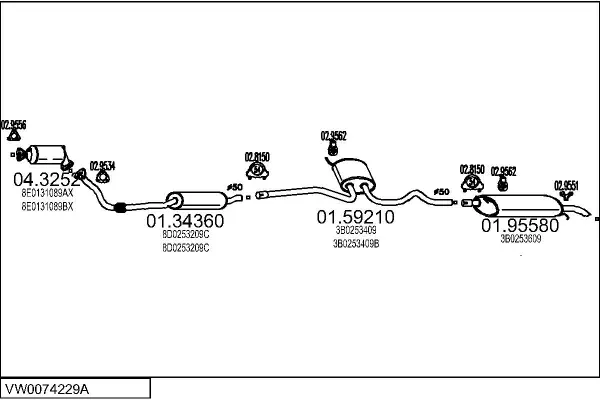 Изпускателна система MTS                 