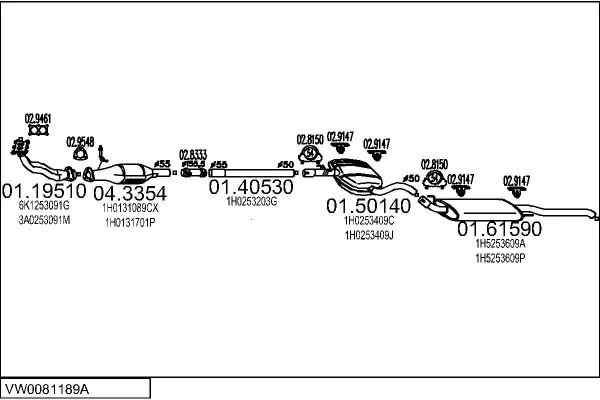 Изпускателна система MTS                 