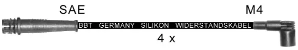 комплект запалителеи кабели BBT                 