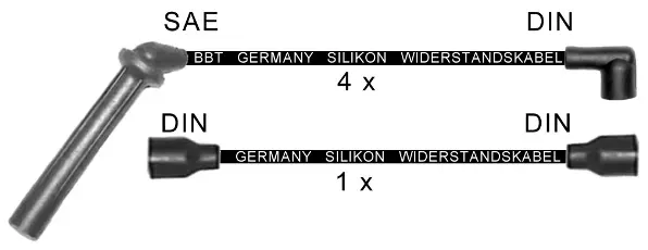 комплект запалителеи кабели BBT                 