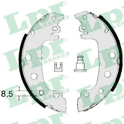 комплект спирачна челюст LPR                 