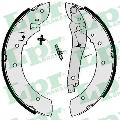 комплект спирачна челюст LPR                 