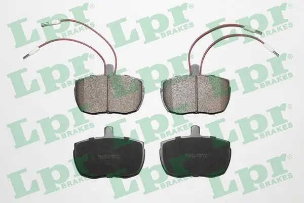 комплект спирачно феродо, дискови спирачки LPR                 