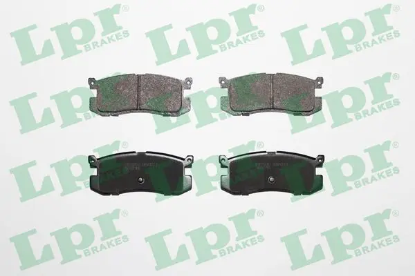 комплект спирачно феродо, дискови спирачки LPR                 