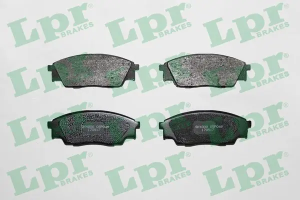 комплект спирачно феродо, дискови спирачки LPR                 