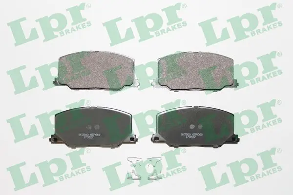 комплект спирачно феродо, дискови спирачки LPR                 