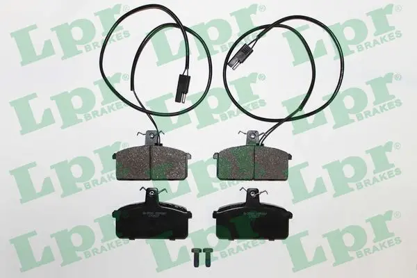 комплект спирачно феродо, дискови спирачки LPR                 