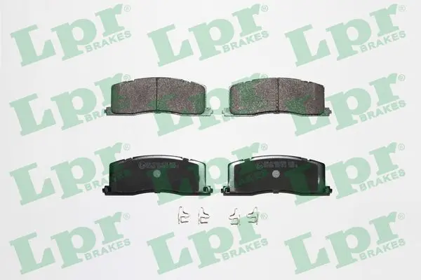 комплект спирачно феродо, дискови спирачки LPR                 