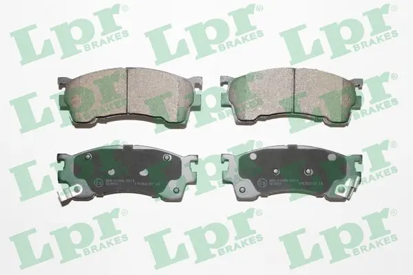 комплект спирачно феродо, дискови спирачки LPR                 