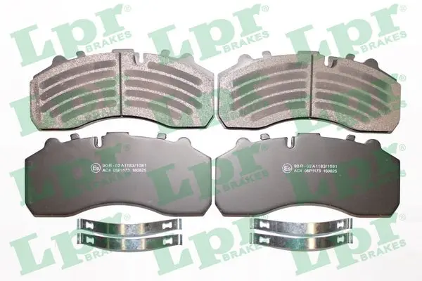 комплект спирачно феродо, дискови спирачки LPR                 