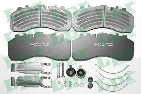 комплект спирачно феродо, дискови спирачки LPR                 