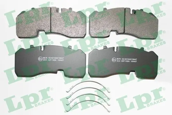 комплект спирачно феродо, дискови спирачки LPR                 
