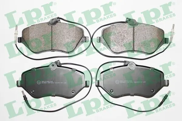 комплект спирачно феродо, дискови спирачки LPR                 